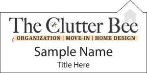 (image for) The Clutter Bee LLC Shaped Other badge