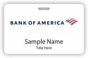 (image for) Bank of America ID Horizontal badge