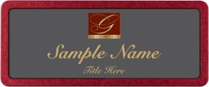 (image for) Keller Williams - The Golden Touch Prestige Red Anodized badge