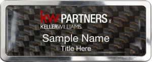 (image for) Keller Williams Partners inc Prestige Polished Carbon badge