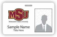 (image for) Midwestern State University Photo ID Horizontal badge