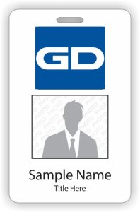(image for) General Dynamics Photo ID Vertical badge