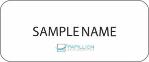 (image for) Papillion Orthodontics Standard White badge