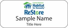 (image for) Central Delaware Habitat for Humanity Standard White badge