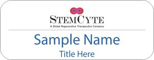 (image for) StemCyte Inc. Standard White badge