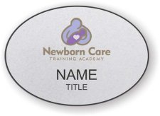 (image for) Newborn Care Training Academy Oval Silver badge