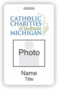(image for) Catholic Charities of Southeast Michigan Photo ID Vertical badge
