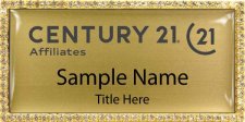 (image for) Century 21 - Affiliates Bling Gold badge