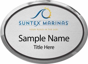 (image for) Suntex Marinas Oval Executive Silver badge