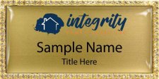 (image for) INTEGRITY Bling Gold badge