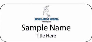 (image for) Bear Lake Veterinary Clinic Standard White badge