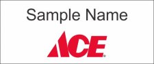 (image for) Charlestown Ace Hardware Standard White Square Corner badge