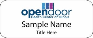 (image for) Open Door Health Center of Il Standard White badge