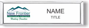 (image for) New Frontier Recovery Centers Small Executive Silver Other badge