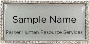 (image for) Parker Human Resource Services Bling Silver badge