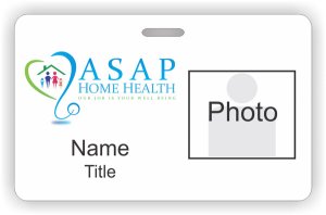 (image for) ASAP Home Health Photo ID Horizontal badge