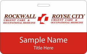 (image for) Rockwall Urgent Care ID Horizontal badge