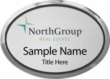 (image for) NorthGroup Real Estate Oval Executive Silver badge