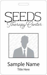 (image for) SEEDS Therapy Center, Inc. Photo ID Vertical badge