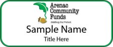 (image for) Arenac Community Funds Standard White badge