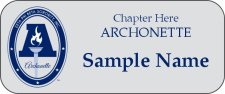 (image for) Zeta Phi Beta Sorority, Inc. - Archonette Standard Silver badge