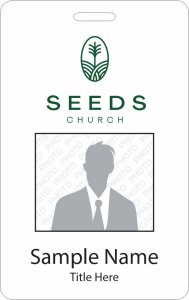 (image for) Seeds Church Photo ID Vertical badge