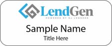 (image for) NJ Lenders Corp. Standard White badge