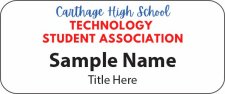 (image for) Carthage HS Standard White Badge