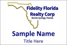 (image for) Fidelity Florida Realty Corp Custom Badge Badge