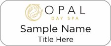 (image for) Opal day spa Standard White Badge