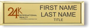 (image for) 24K International Realty Small Executive Gold badge