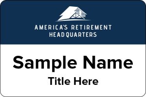 (image for) America\'s Retirement Headquarters Custom Badge Badge