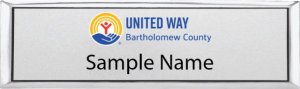 (image for) United Way of Bartholomew County Small Executive Silver Badge