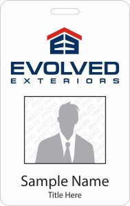 (image for) Evolved Exteriors Photo ID Vertical Badge