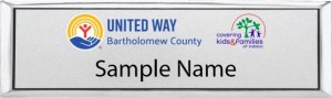 (image for) United Way of Bartholomew County Small Executive Silver Badge
