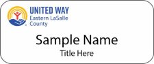 (image for) United Way Easter LaSalle County Standard White Badge