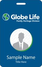 (image for) Globe Life Photo ID Vertical Badge