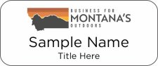 (image for) Wild Montana Standard White Badge