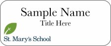 (image for) St. Mary's School Standard White Badge