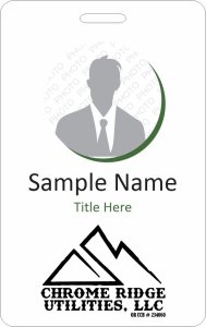 (image for) Chrome Ridge Utilities LLC Photo ID Vertical Badge