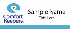 (image for) Comfort Keepers Standard White Square Corner Badge