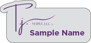 (image for) T.J. Maple LLC Shaped Silver Badge