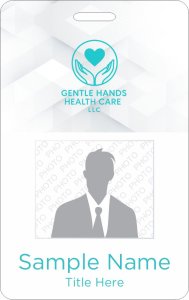 (image for) Gentle Hands Healthcare llc Photo ID Vertical Badge