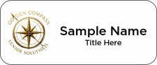 (image for) Golden Compass Senior Solutions Standard White Badge