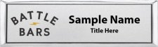 (image for) Battle Bars Small Executive Silver Badge