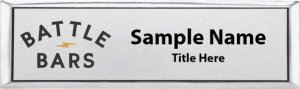 (image for) Battle Bars Small Executive Silver Badge