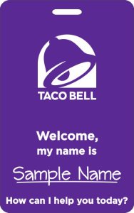(image for) Taco Bell ID Vertical Badge