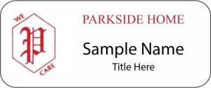 (image for) Parkside Lutheran Home Standard White Badge