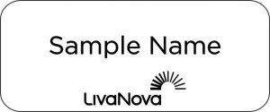 (image for) LivaNova Standard White Badge