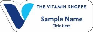 (image for) The Vitamin Shoppe Shaped White Badge